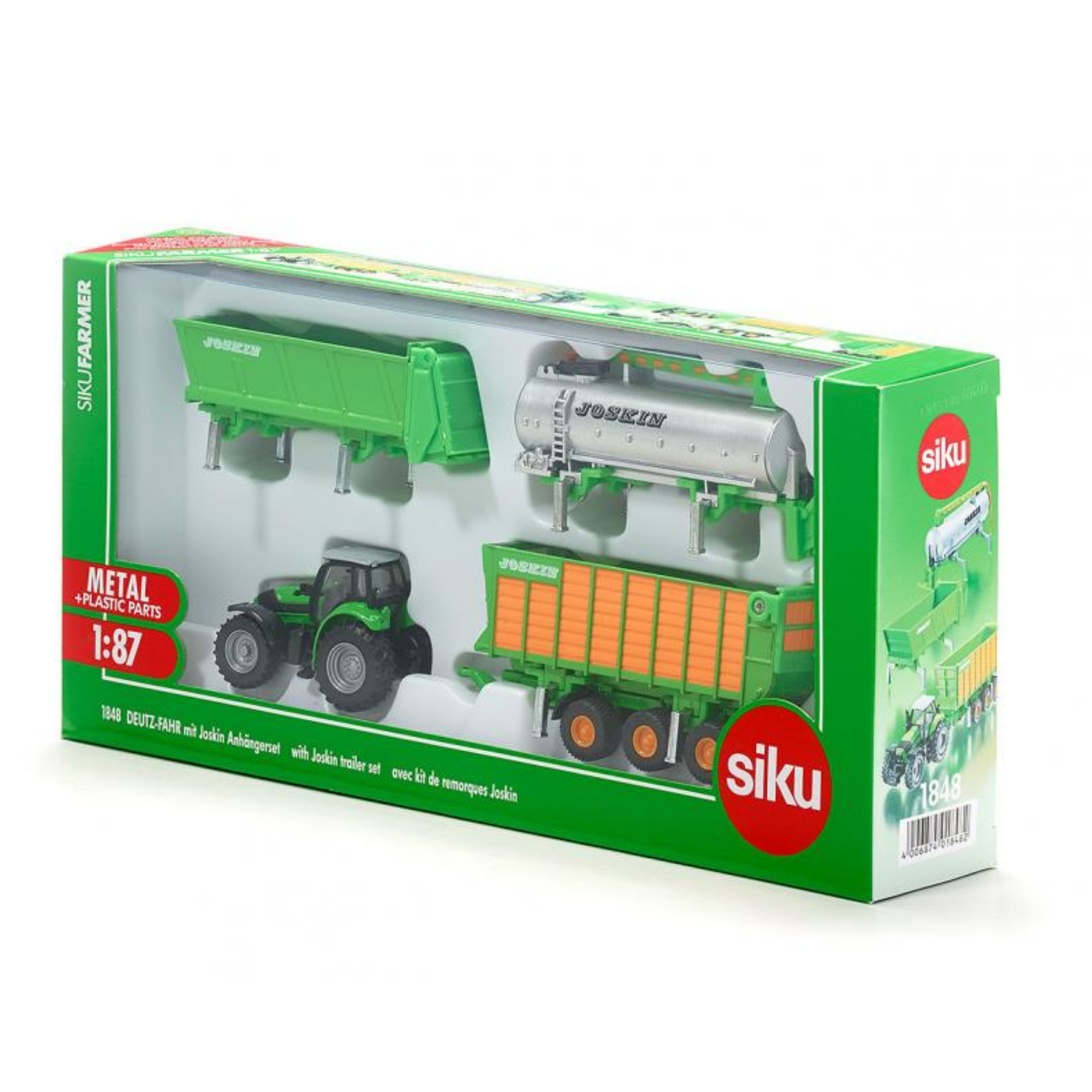 Mini Tractor Joskin Trailer Set