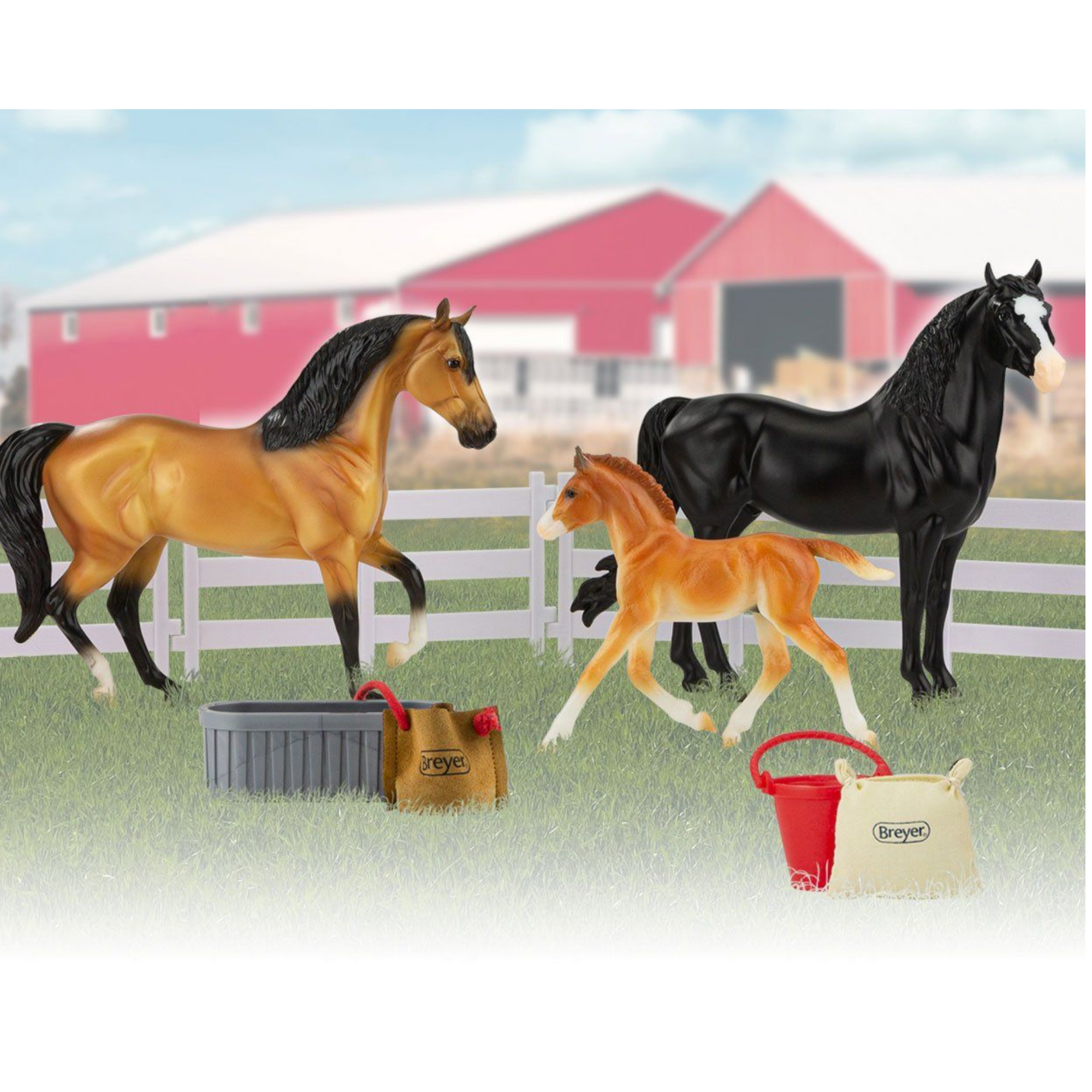 Breyer Classics Spanish Mustang Family 5490