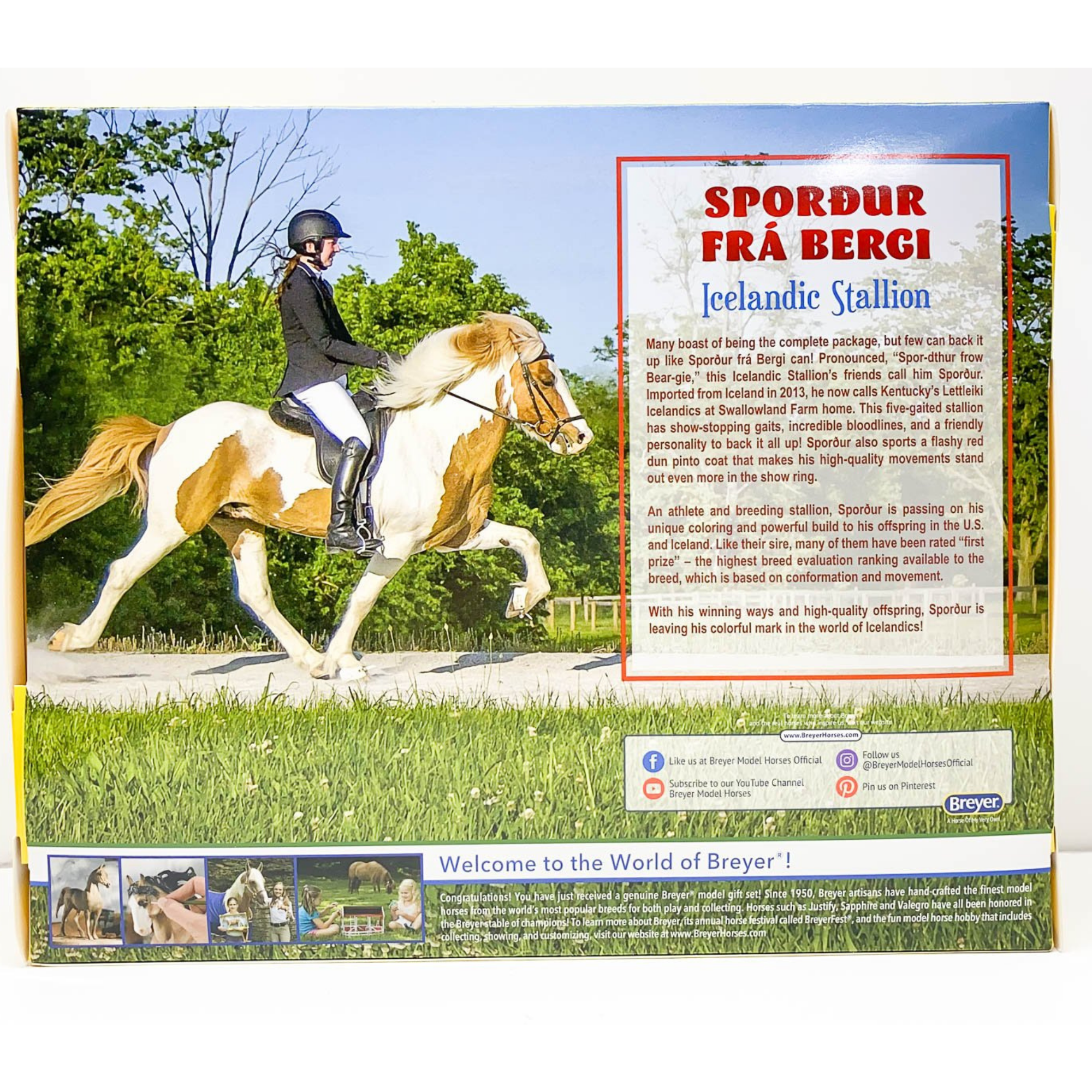 Breyer Traditional Sporour fra Bergi 1844