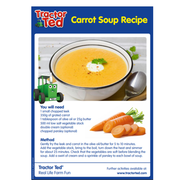 Tractor Ted Carrot Soup Recipe
