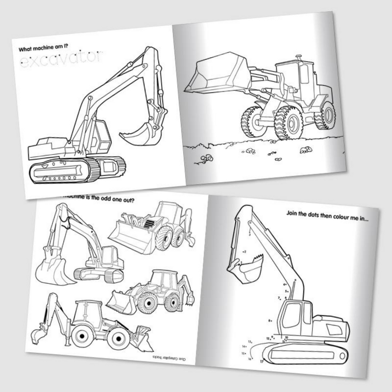 Tractor Ted Digger Colouring Book