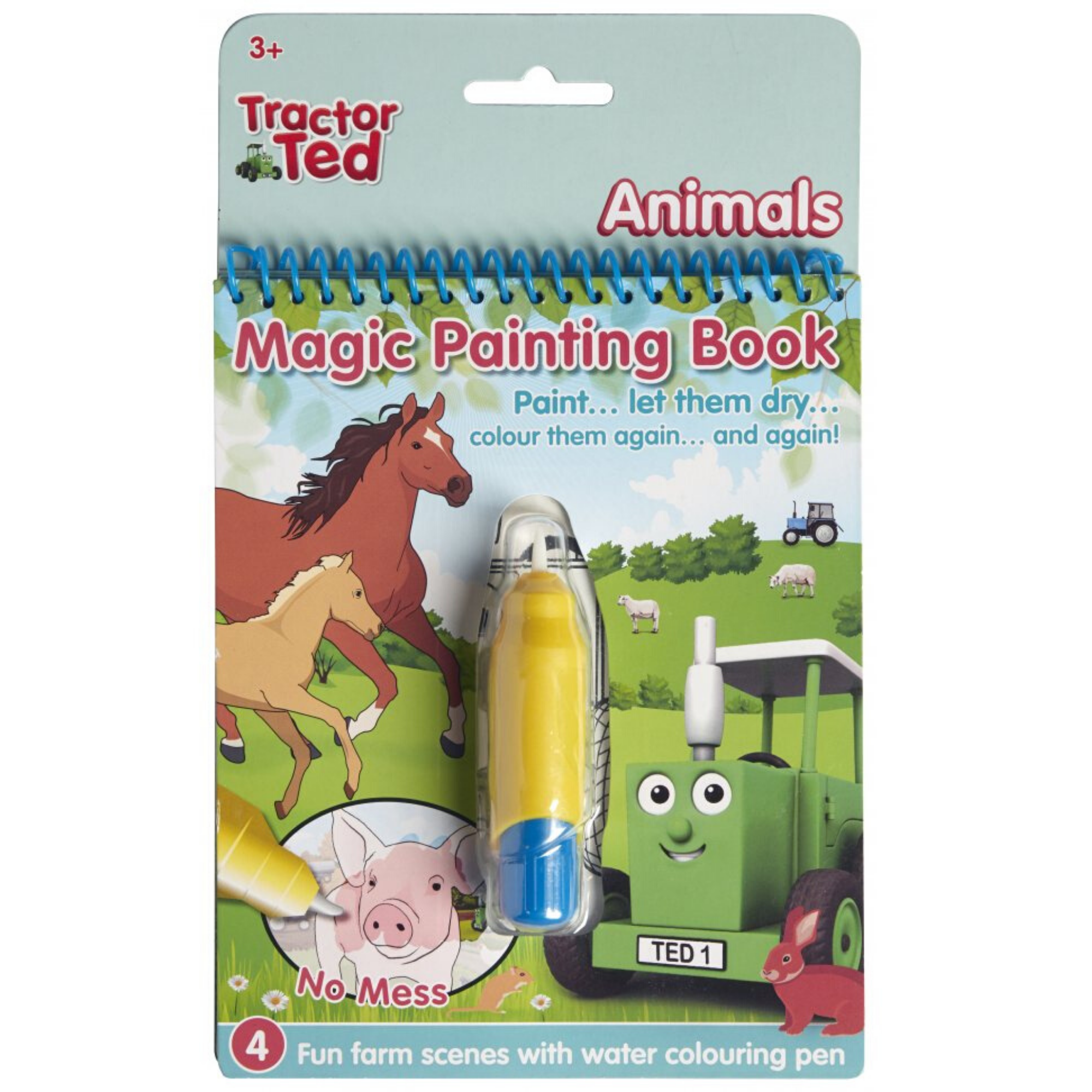 Tractor Ted Animals Magic Painting Book