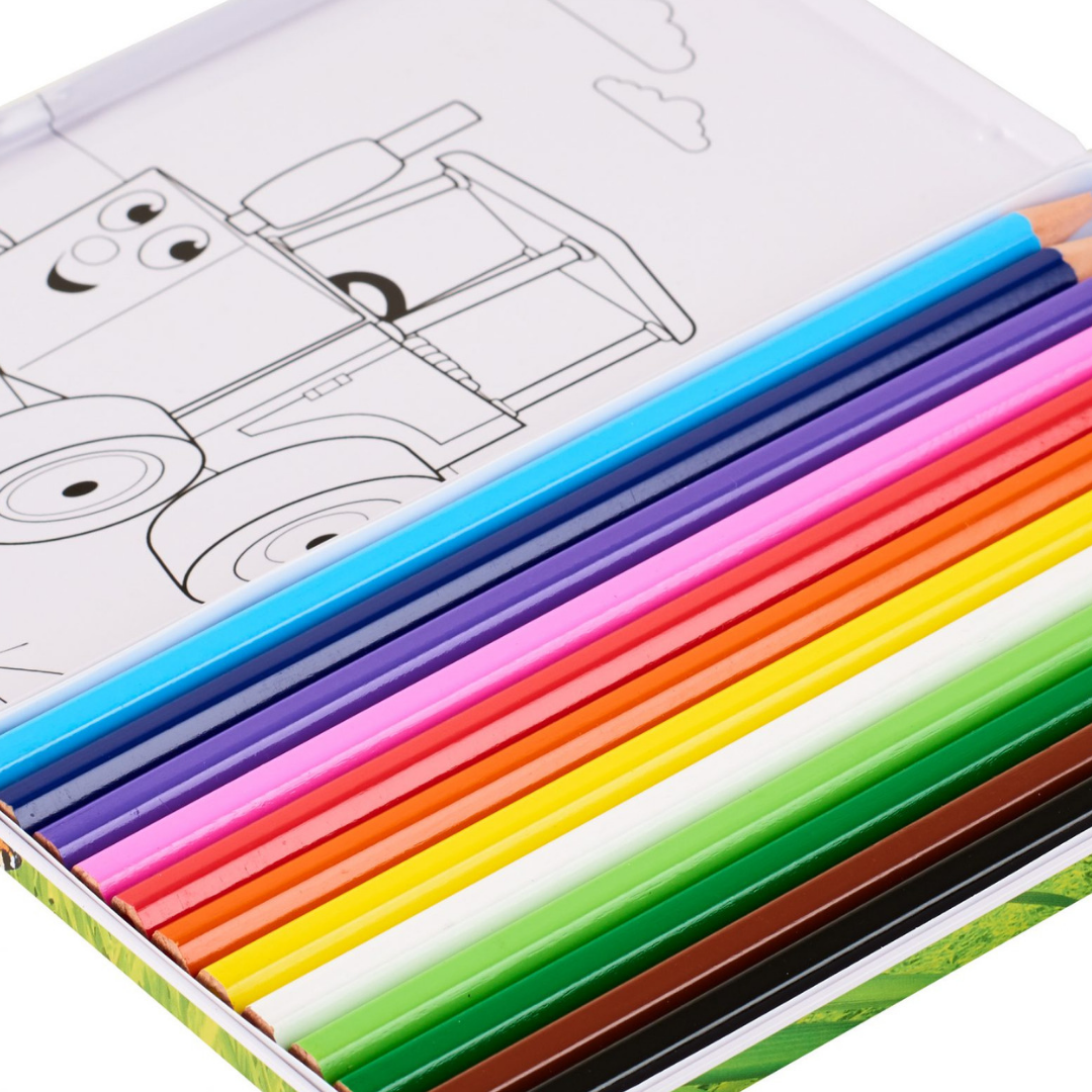 Tractor Ted Pencil Tin