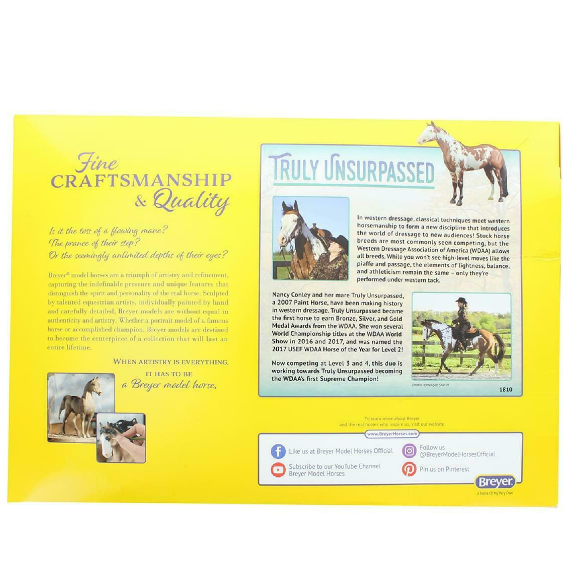 Breyer Traditional Truly Unsurpassed 1810