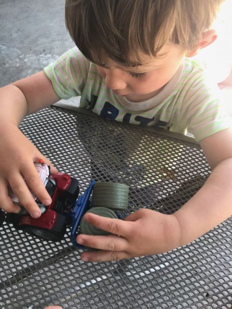 Massey Ferguson Tractor Playset