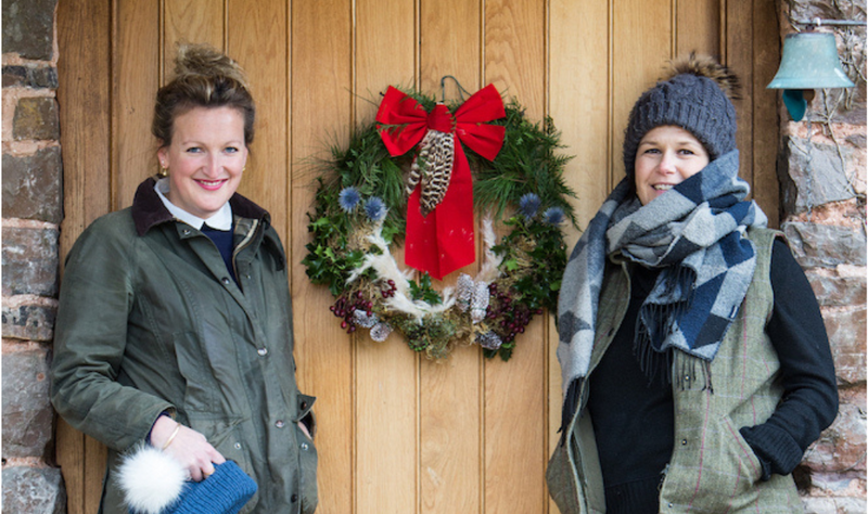The Creators of Farmer Christmas, Catherine and Sophie. 