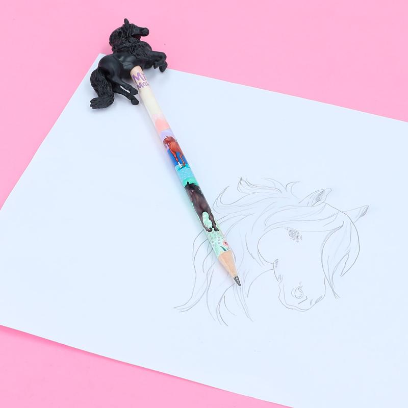 Miss Melody Pencil with 3D Horse Figure