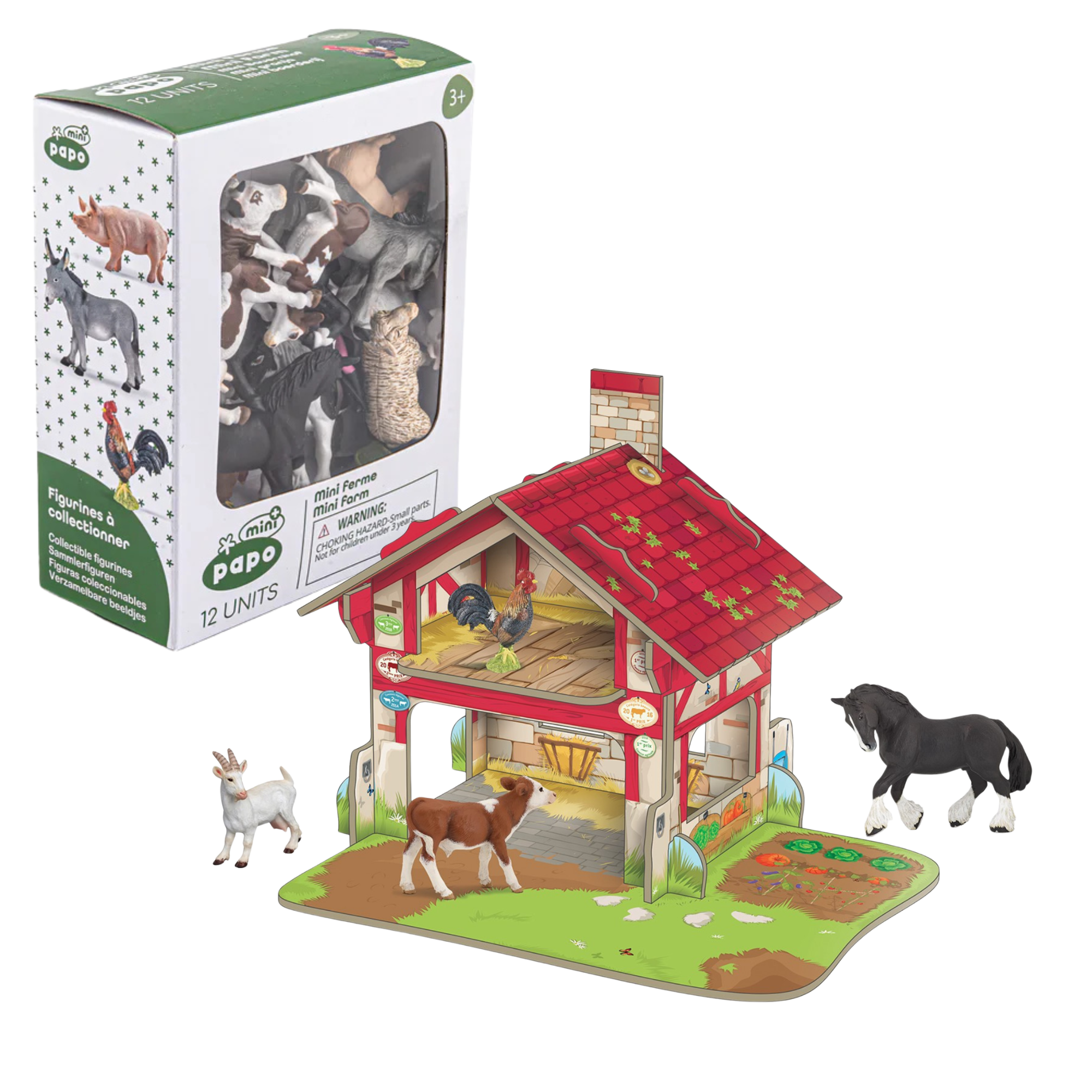 Papo Mini Farm & Animal Set