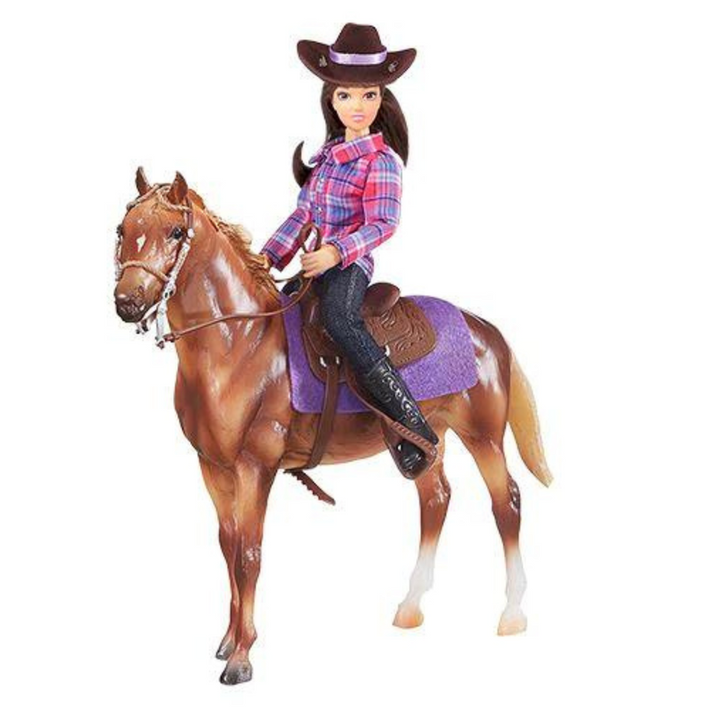 Breyer Classices Western Horse and Rider Set