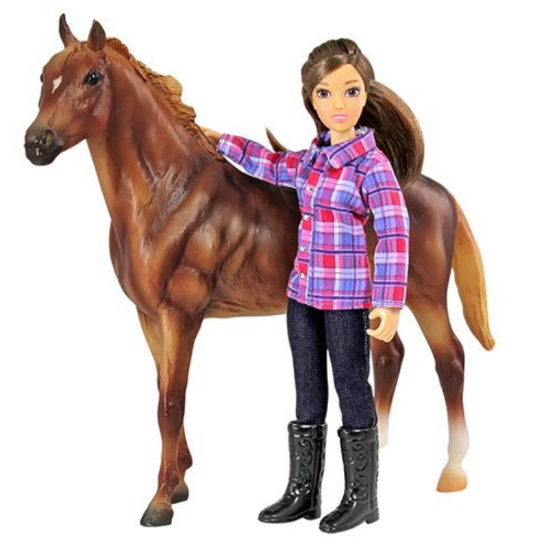 Breyer horse rider deals dolls
