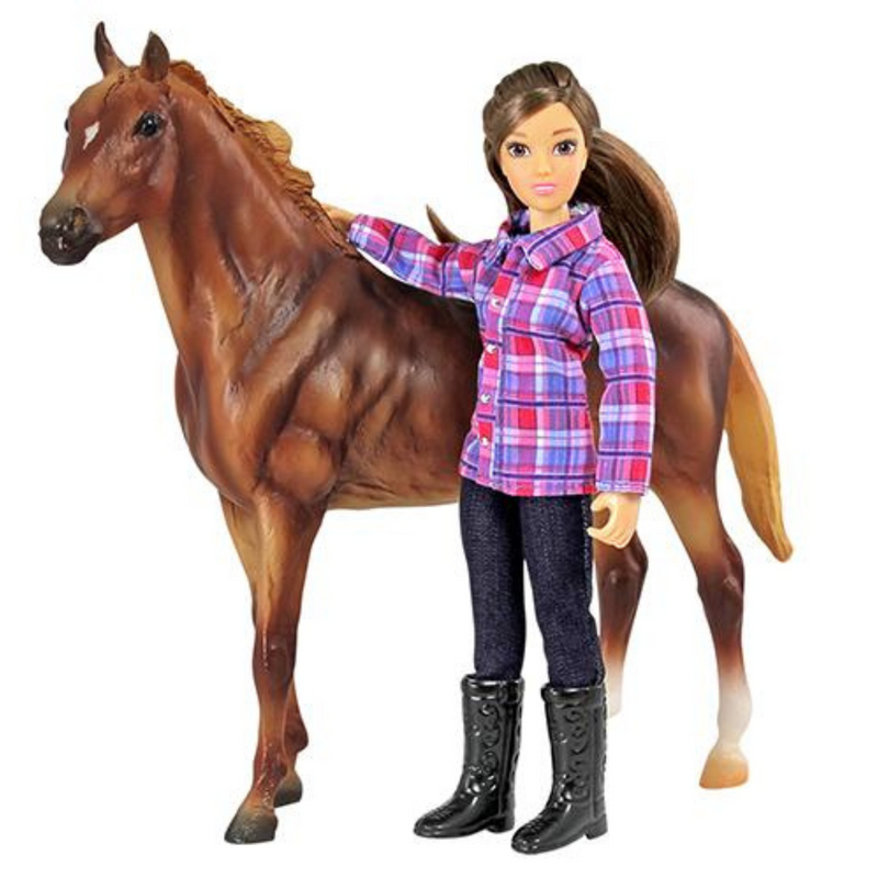 Breyer Classics Western Horse and Rider Set