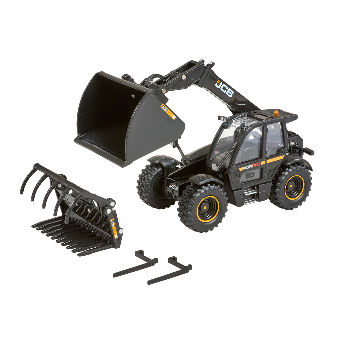 Britains Toys JCB 80th Anniversary Loadall&nbsp;43446 with accessories
