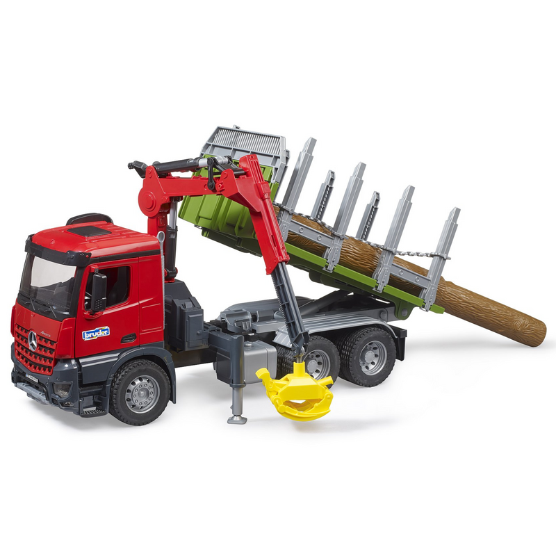 Bruder Timber Lorry with Loading Crane & Logs