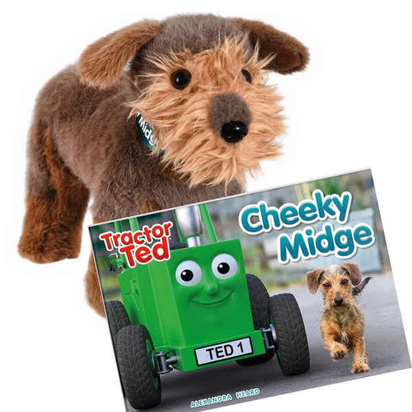 Tractor Ted Cheeky Midge Toy & Book Bundle