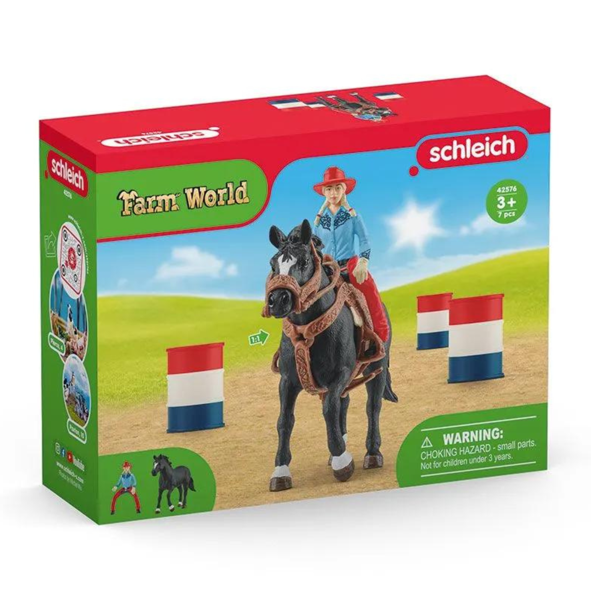 Schleich Cowgirl Barrel Racing Fun 42576