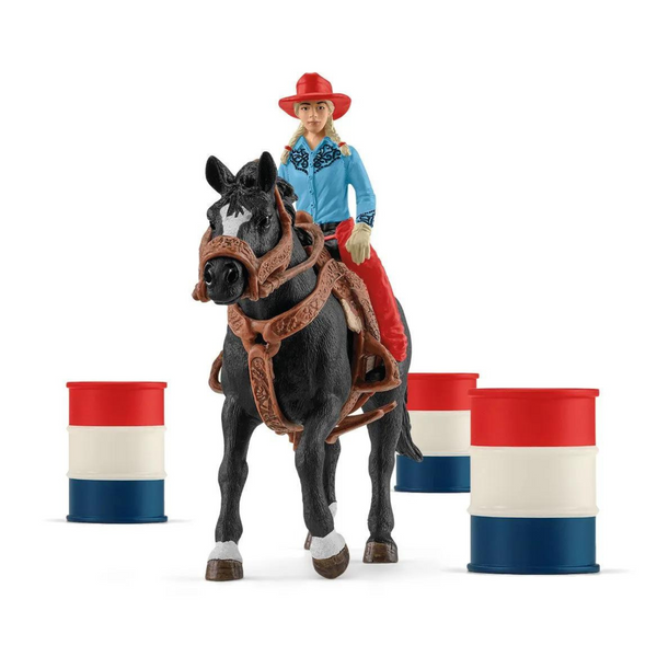 Schleich Cowgirl Barrel Racing Fun 42576