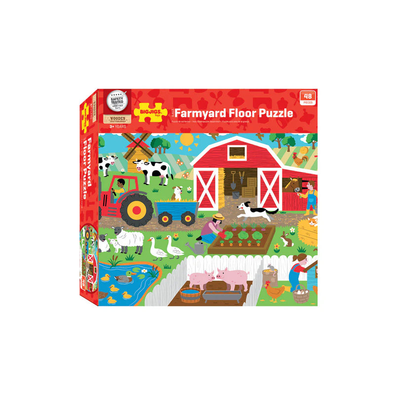 Farmyard Wooden Floor Puzzle, 48 pieces