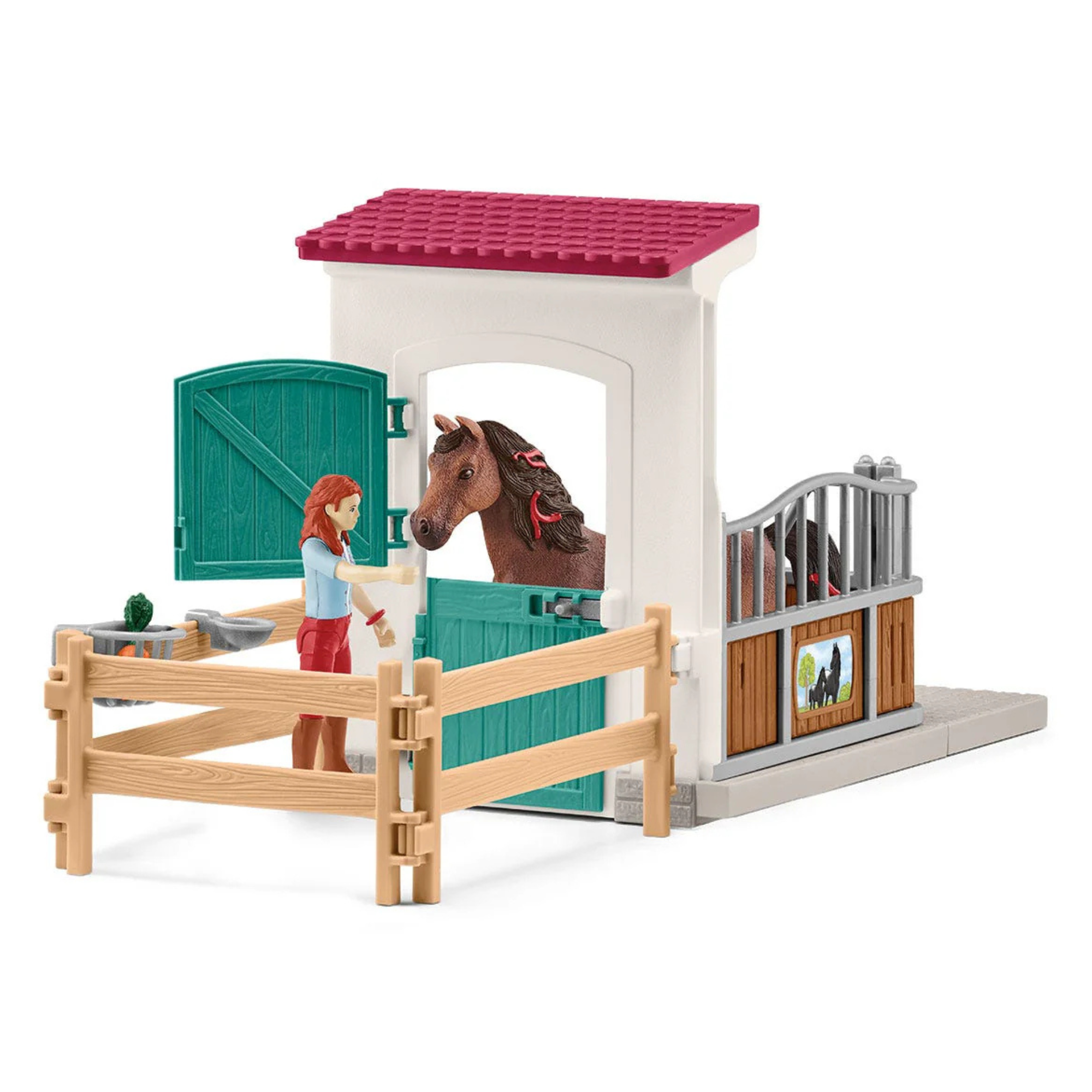 Horse Box with Hannah & Cayenne Schleich 42710
