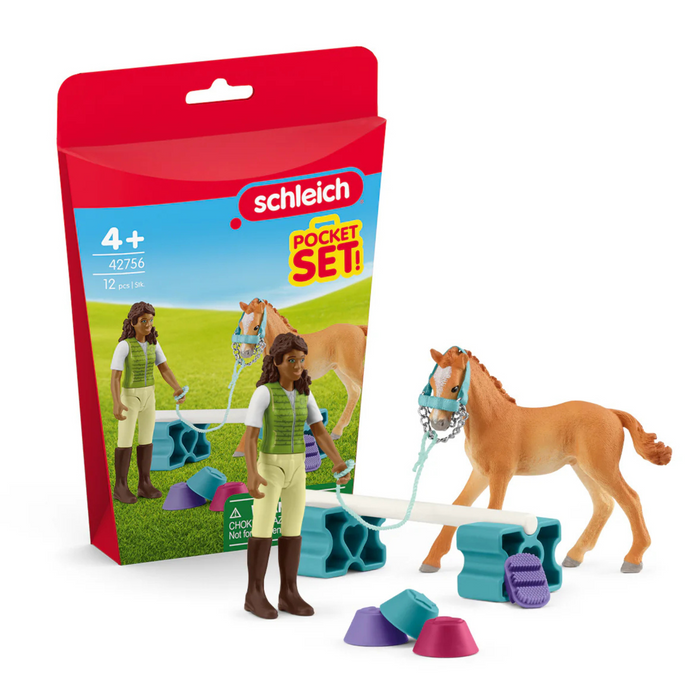 Schleich Horse Training Playset with Foal 42756