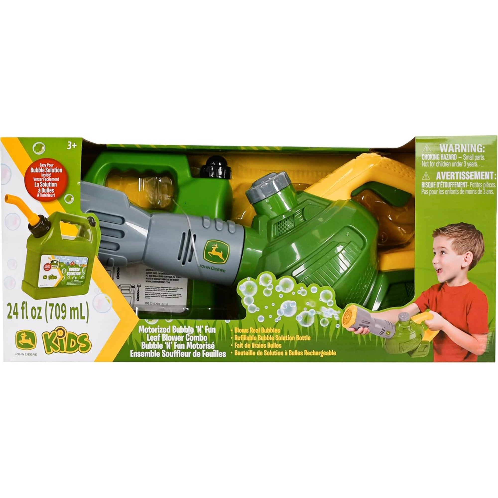 John Deere Bubble Leaf Blower Toy
