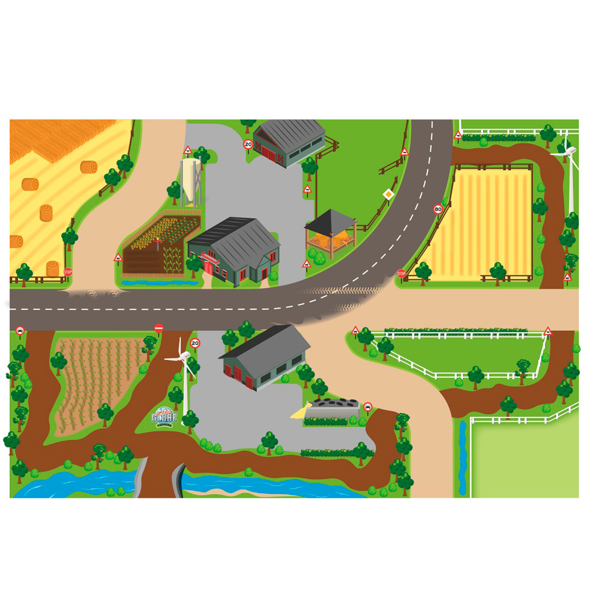 kids globe extra large play mat