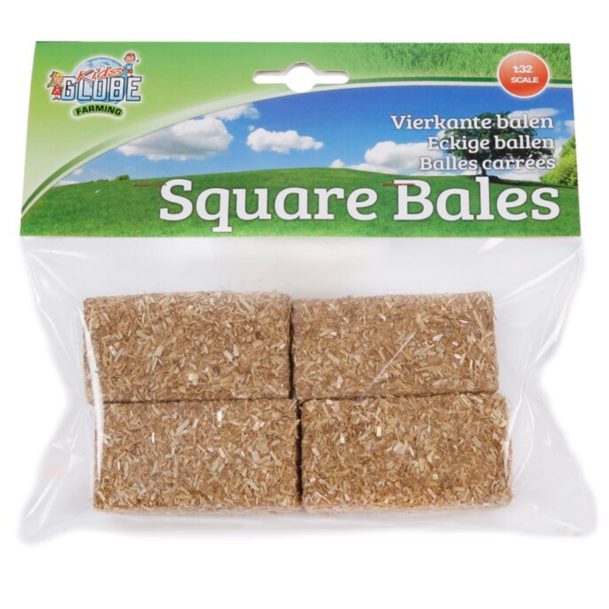 Kids Globe Set of 4 Square Straw Bales