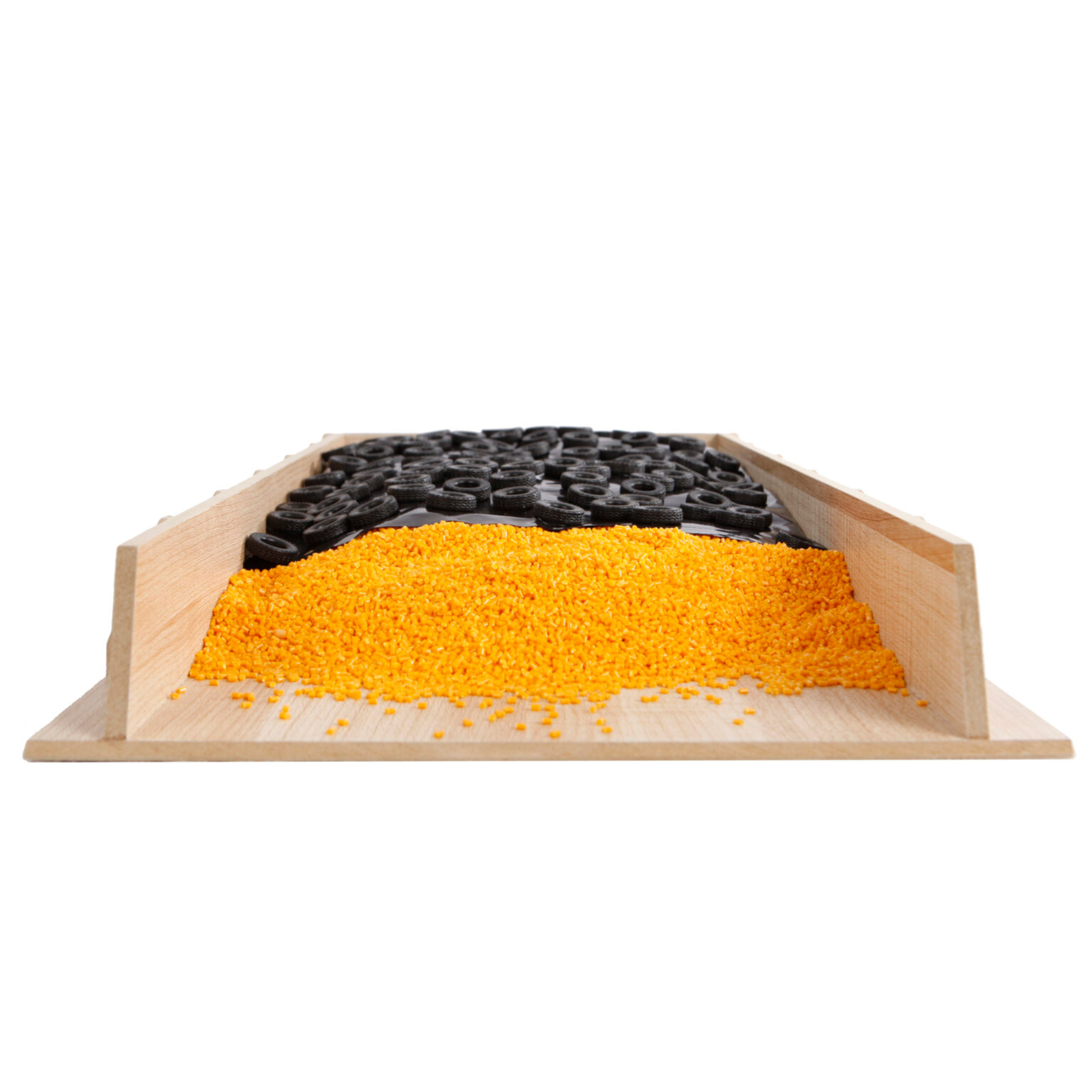 Toy Silo Cover and 50 Tyres