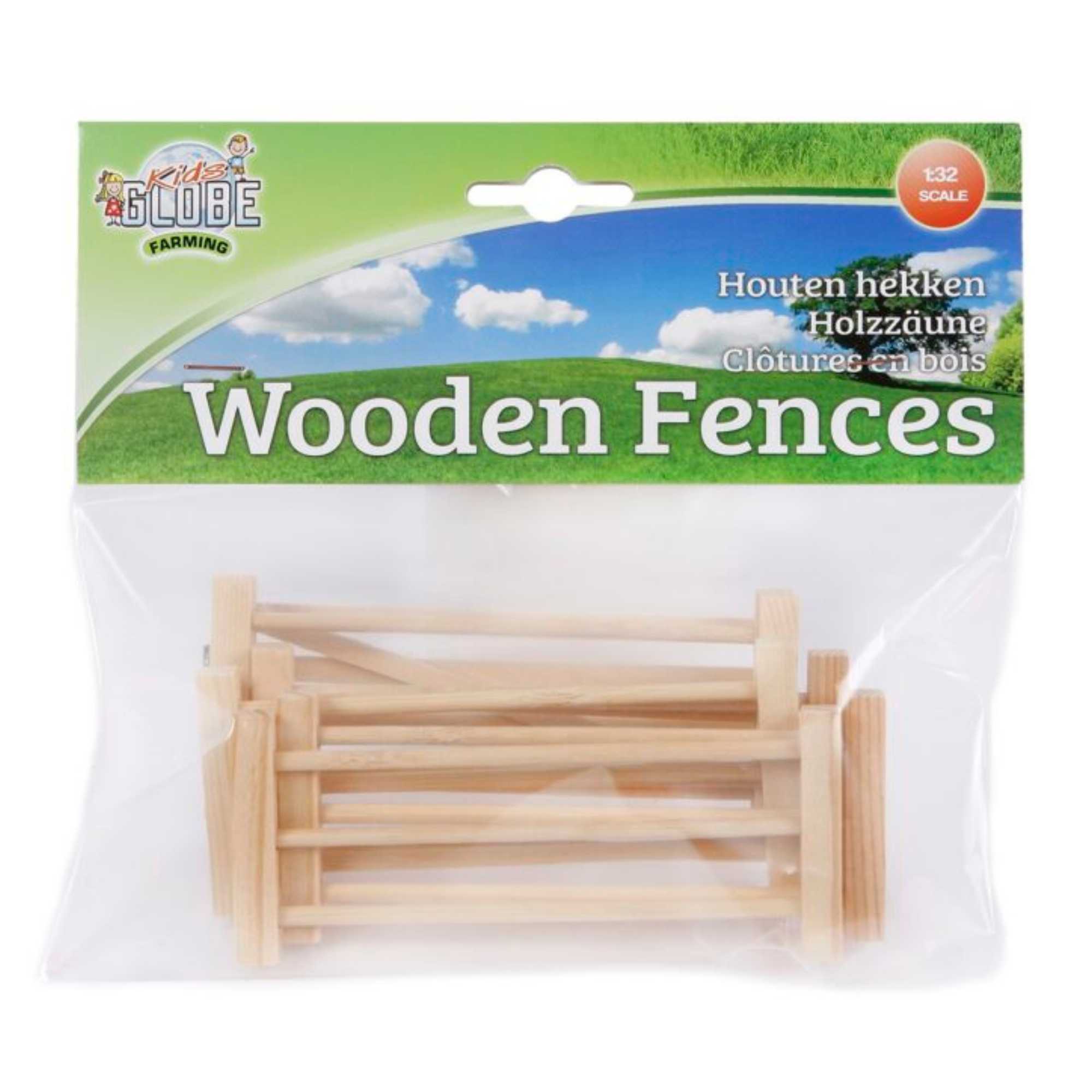 Pack of 6 TOY Wooden Fences