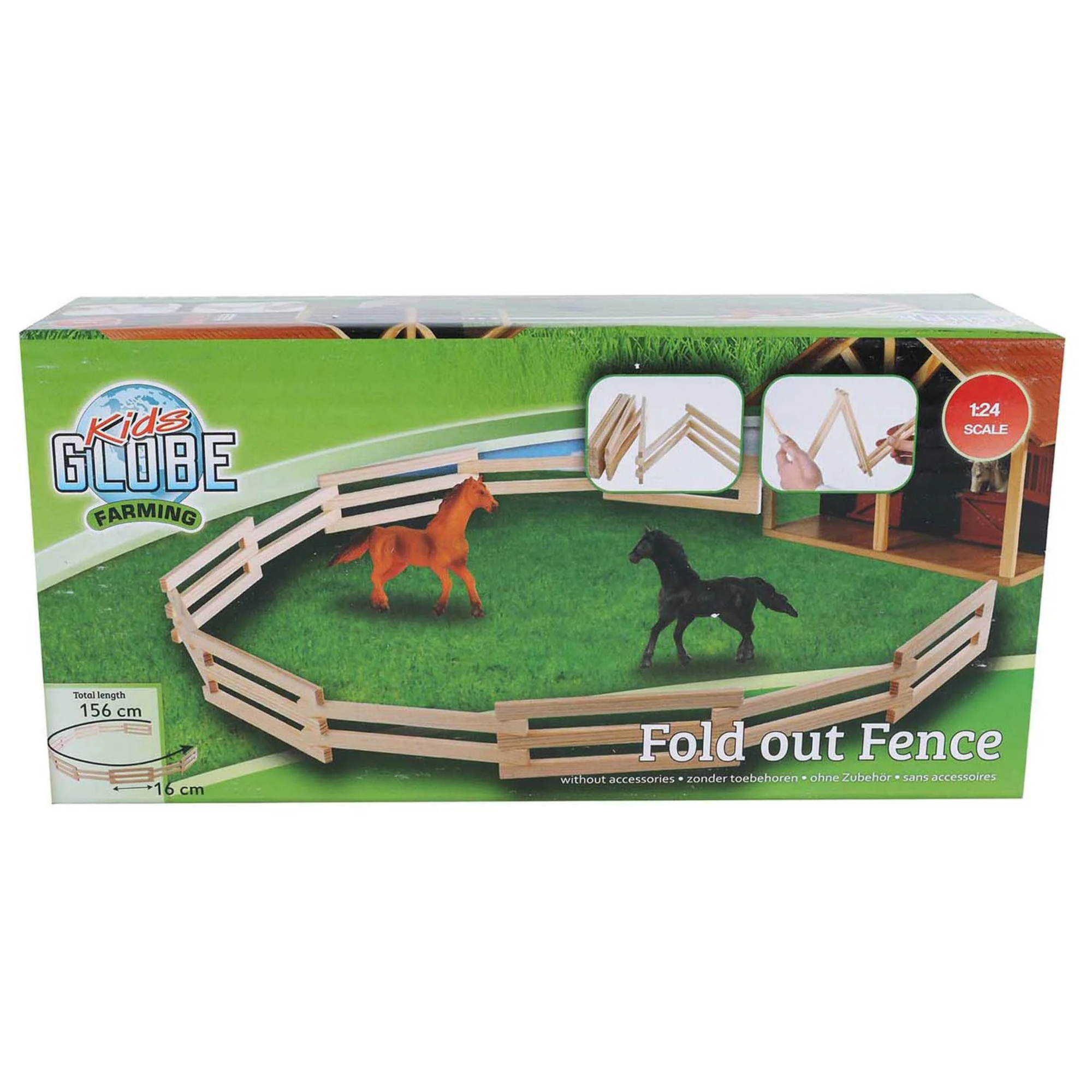 Kids Globe Wooden Fence 1:24, 156cm