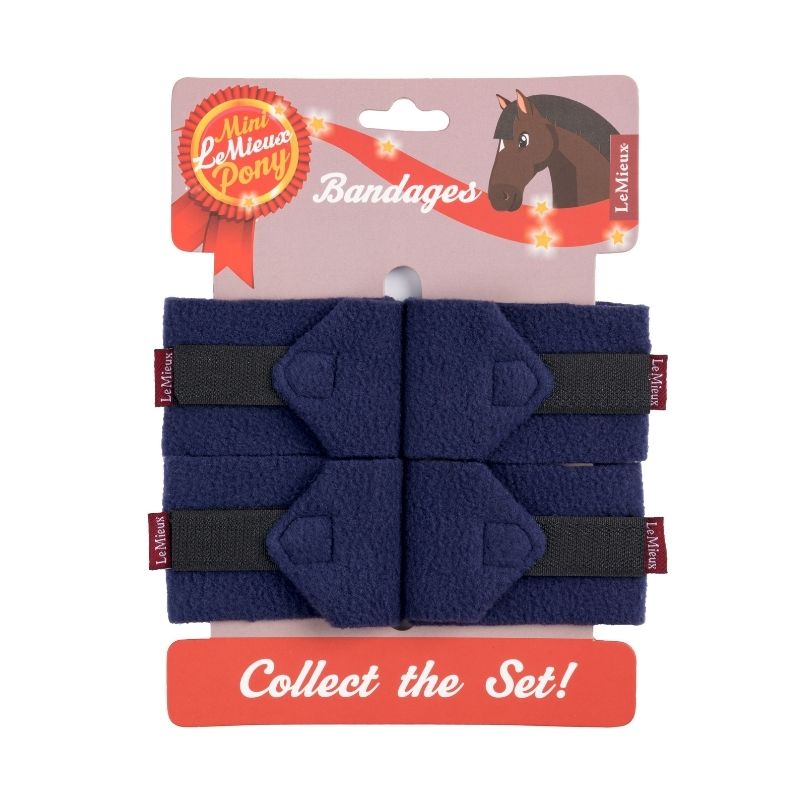 LeMieux Toy Pony Bandages Ink Blue