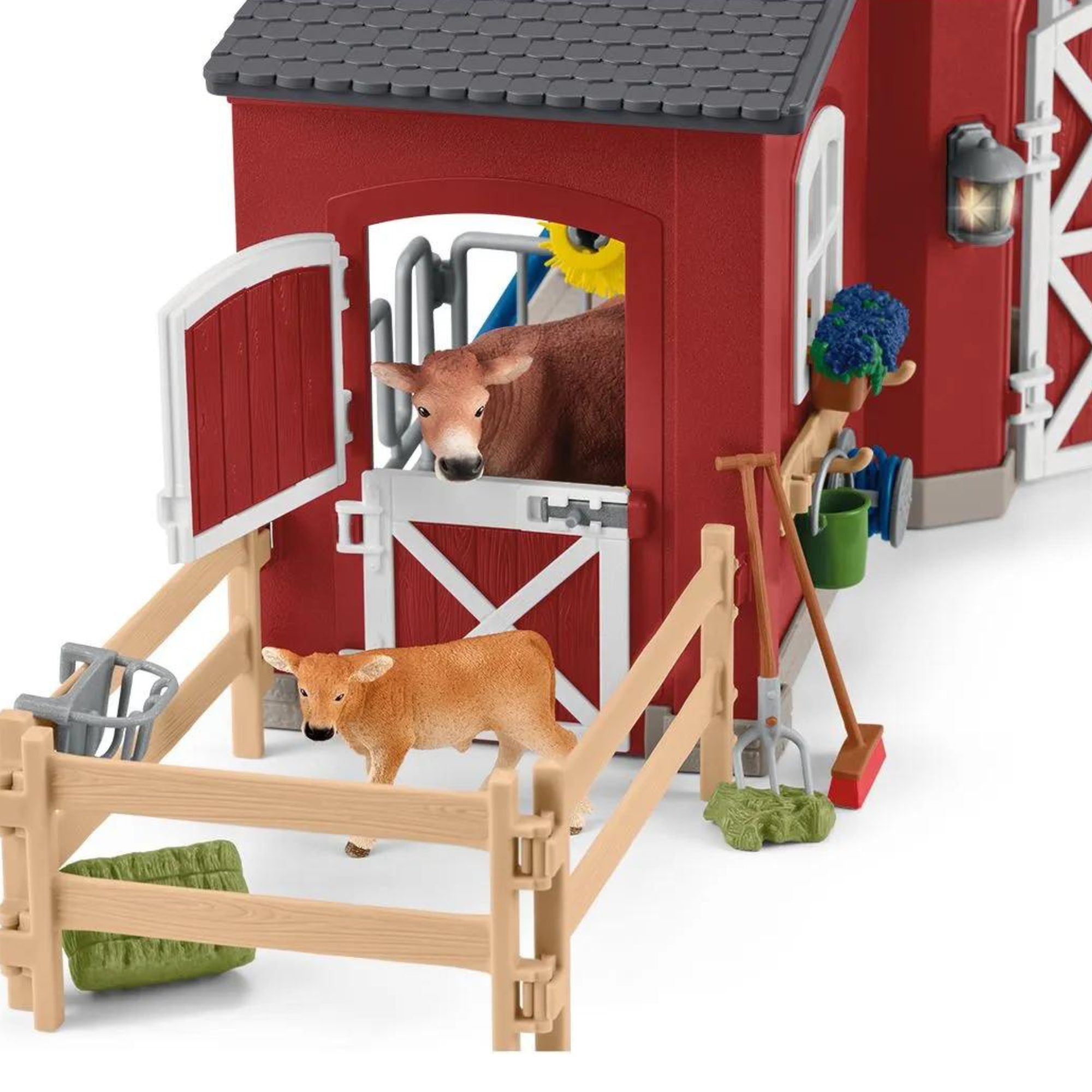 Large Barn with Animals and Accessories 42606