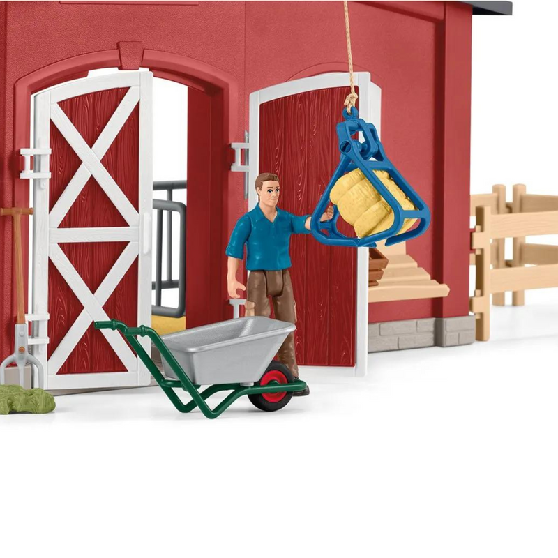 Large Barn with Animals and Accessories 42606