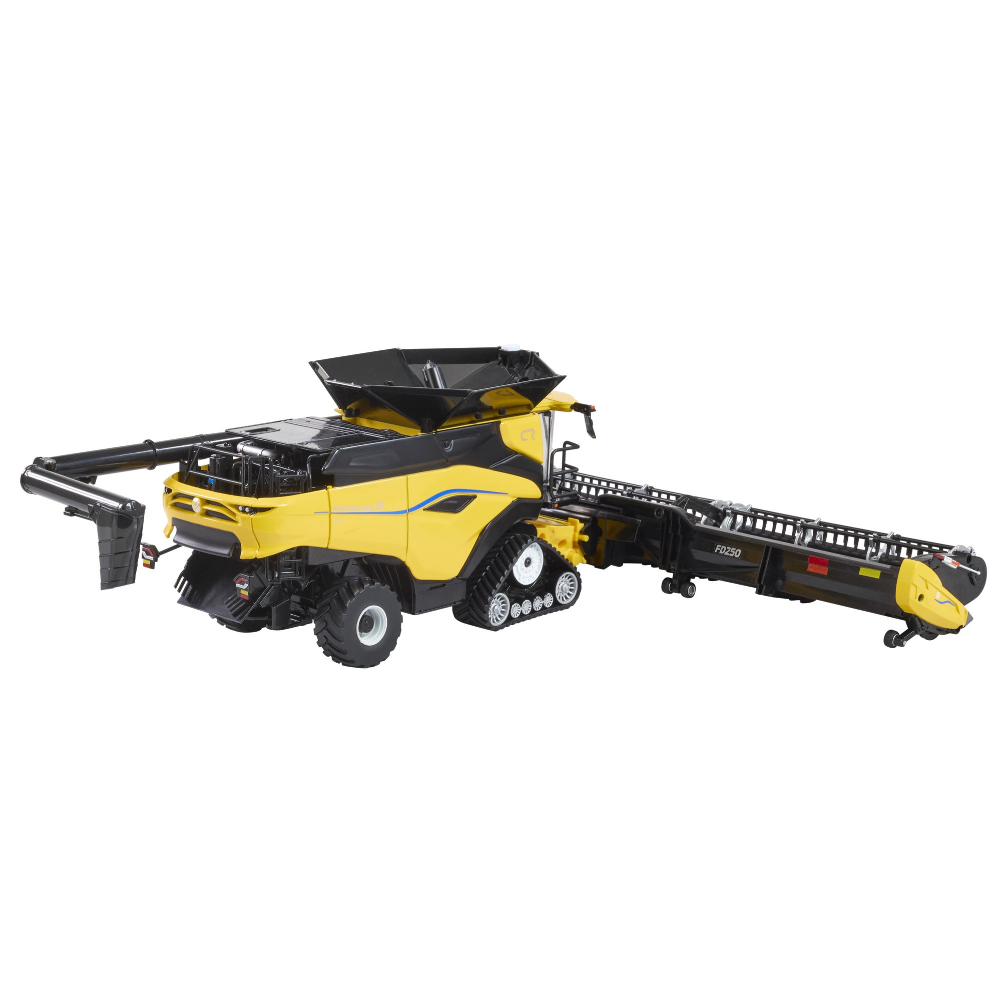 Britains Farm Toy New Holland CR11 Combine with Draper & Corn Heads