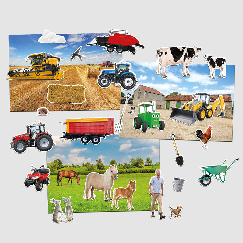Tractor Ted Farm Magnet Game