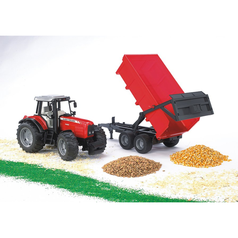 Massey Ferguson 7480 Tractor & Trailer