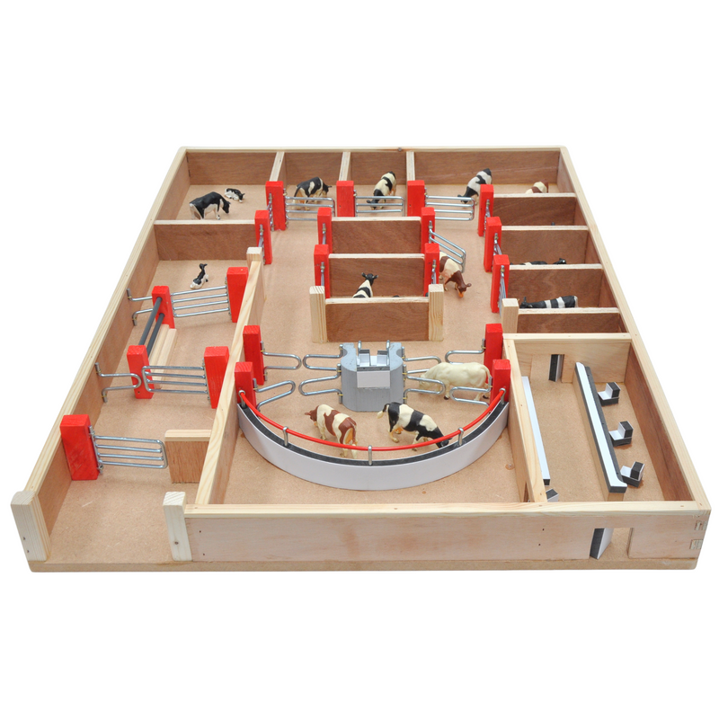 Pre-Order: Handmade Small Wooden Cattle Market