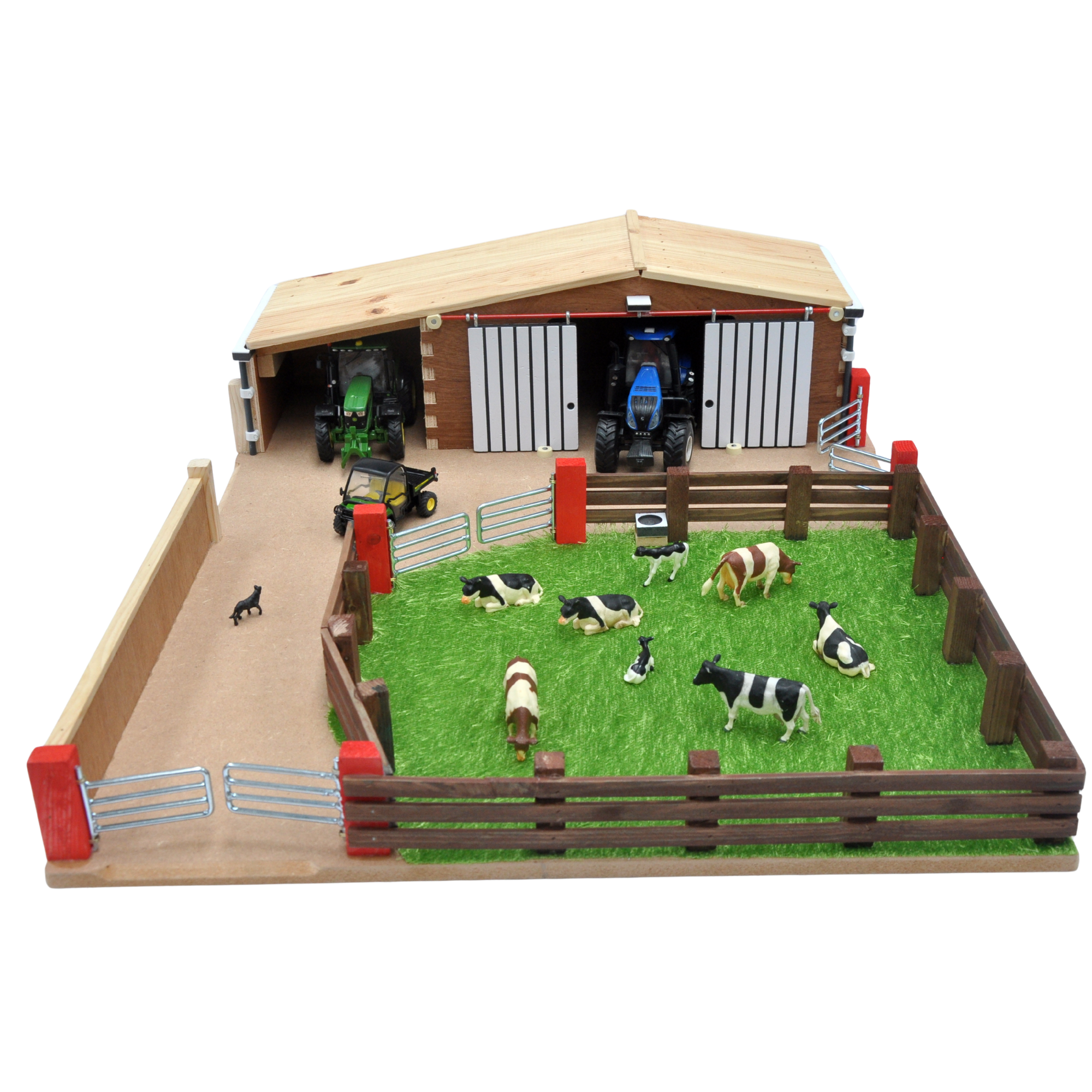Small Wooden Farm Yard 1:32 Scale Model