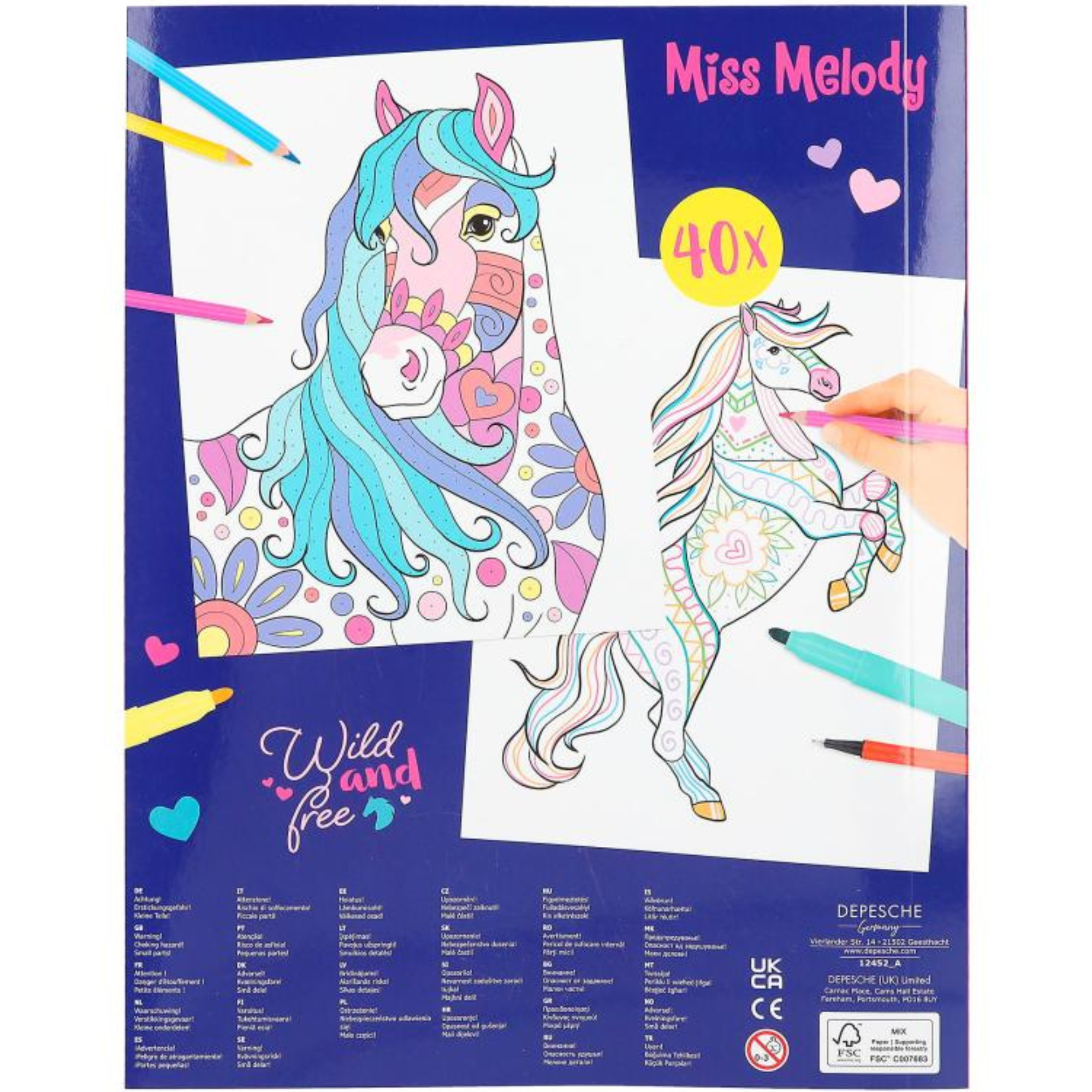 Miss Melody Colour & Design Book
