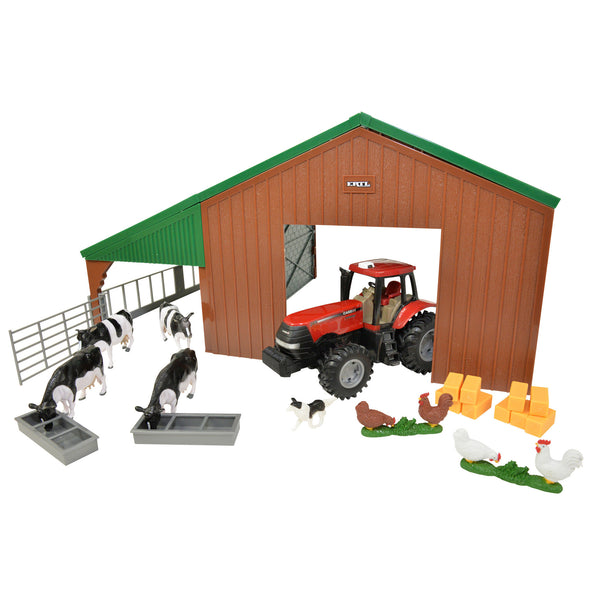 Britains Farm Building Set with Case Tractor