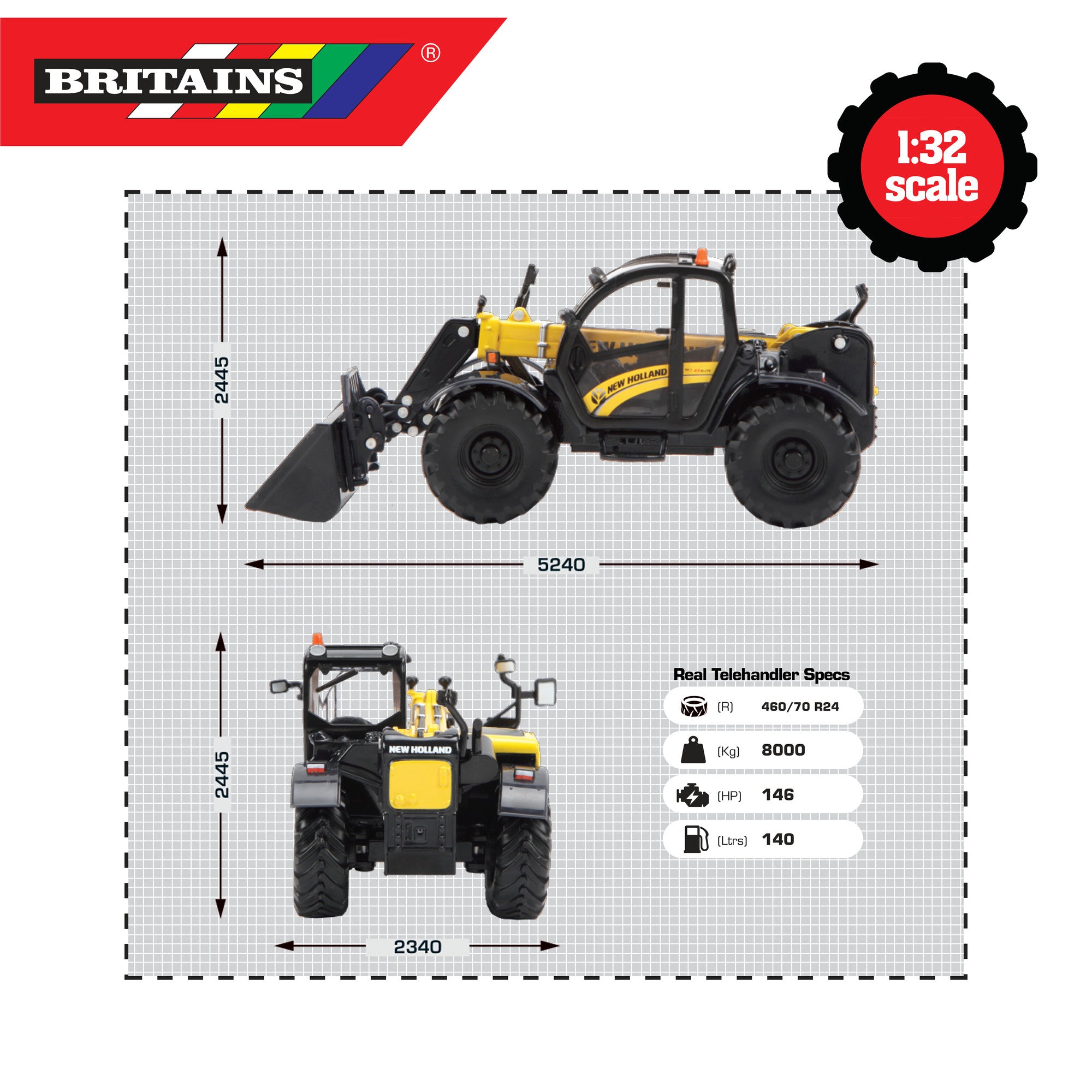 New Holland TH7.42 Telehandler