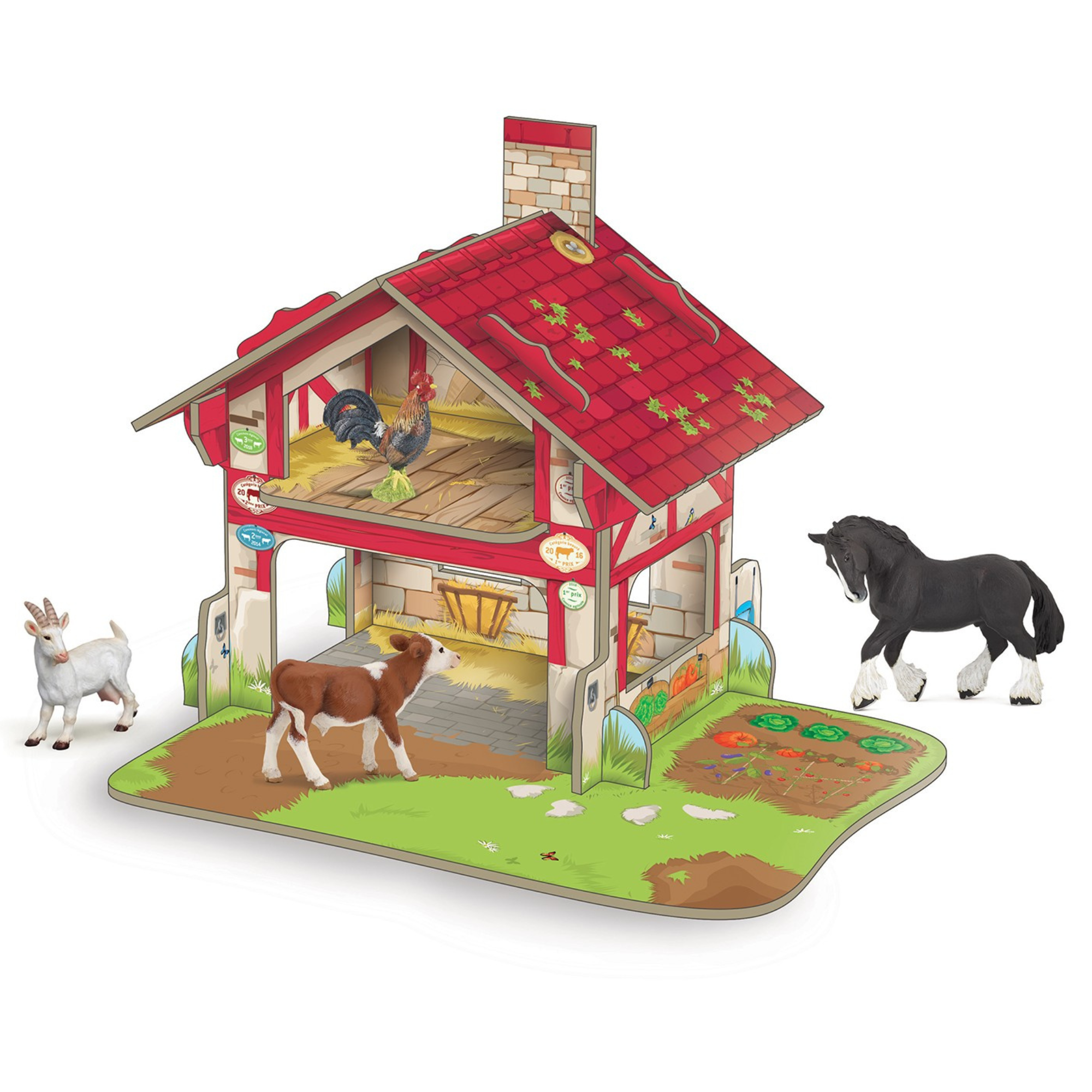 Papo Mini Farm & Animal Set