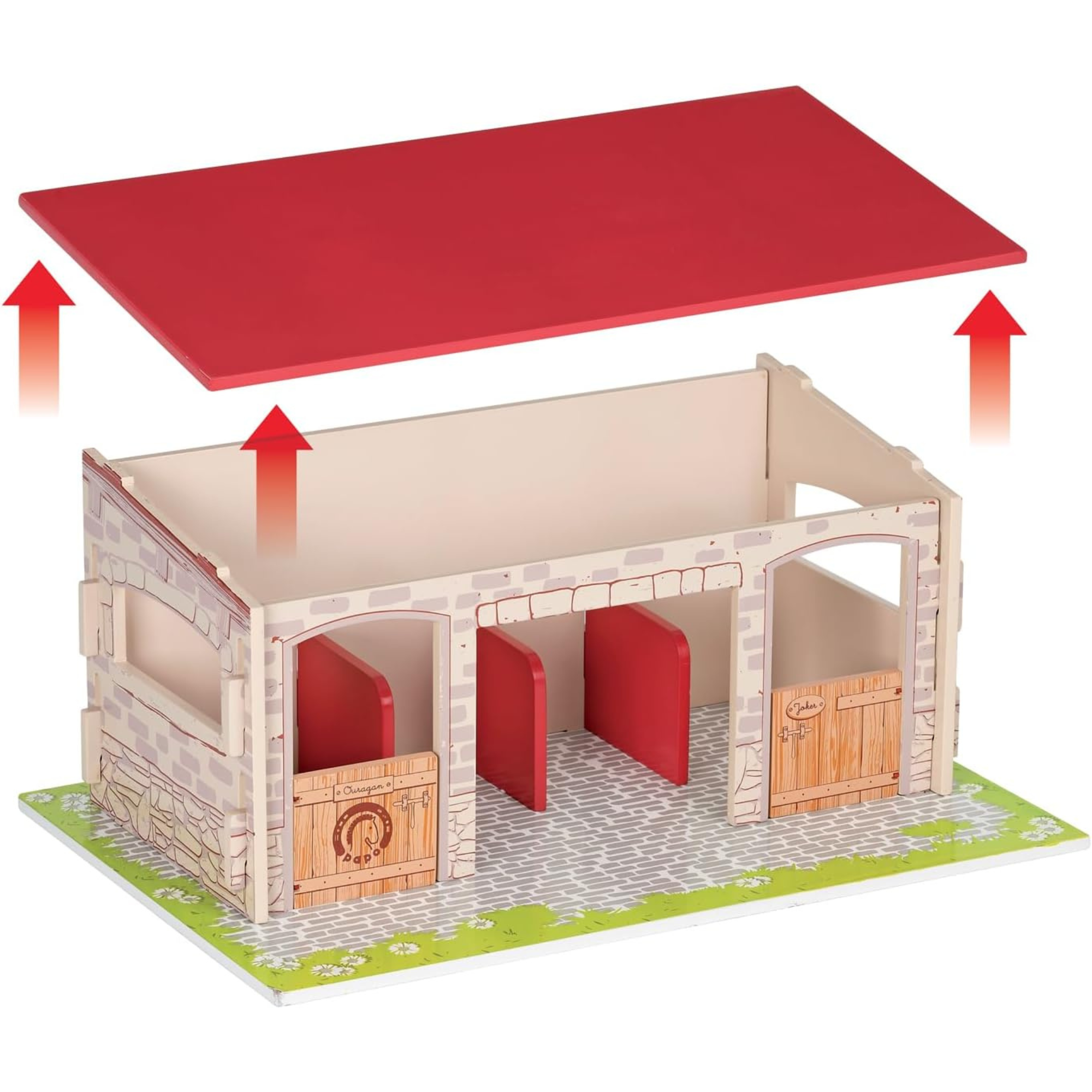 Papo Wooden Horse Stables