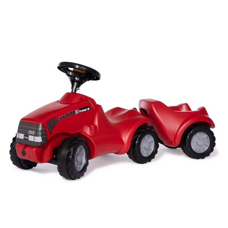 Rolly Toys Case Minitrac Ride on Tractor & Trailer 