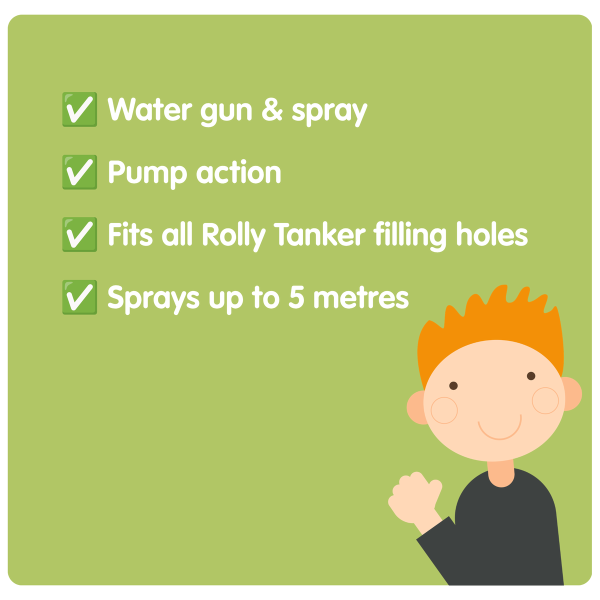 Pump & Spray Nozzle For Rolly Tankers
