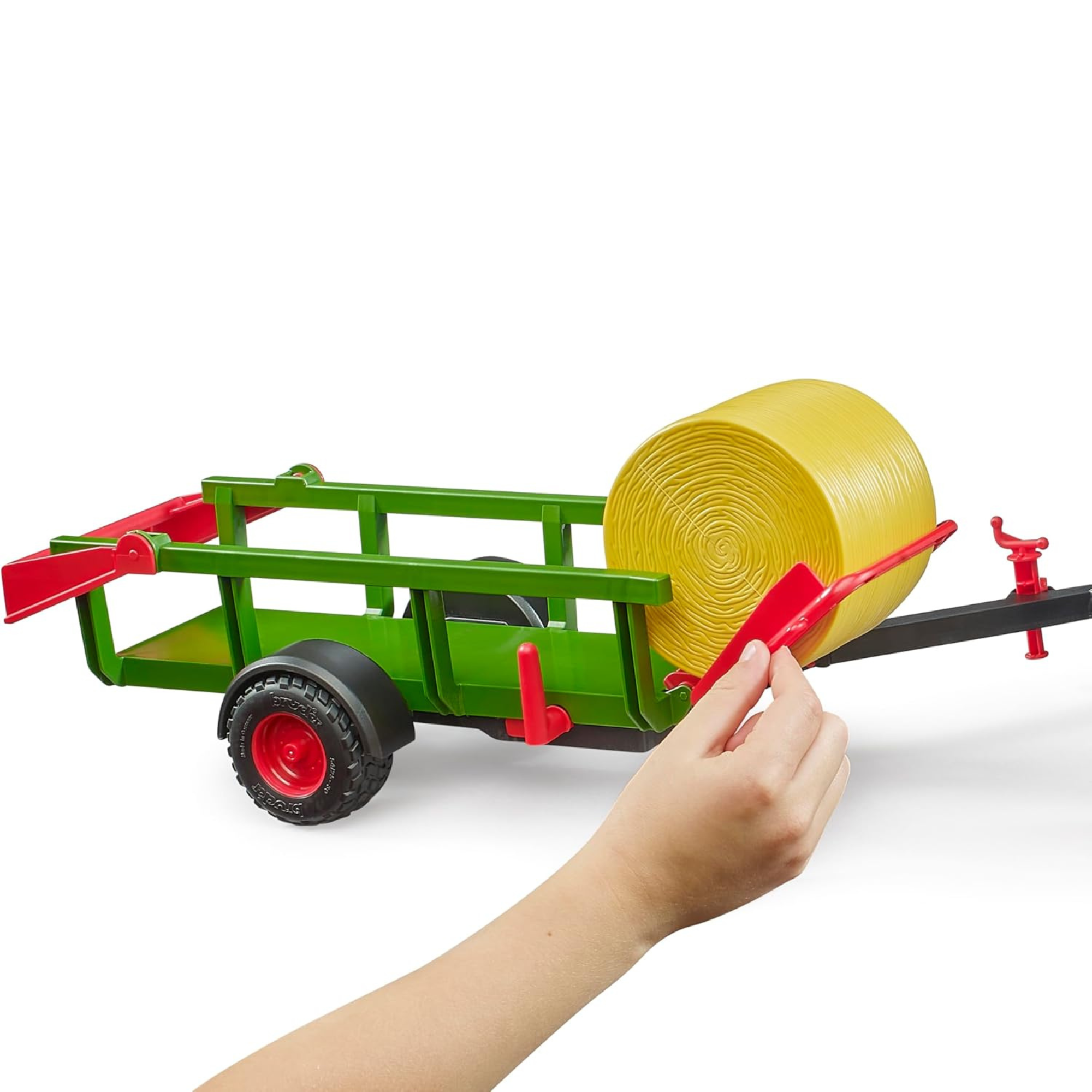 Round Bale Trailer with 3 Bales