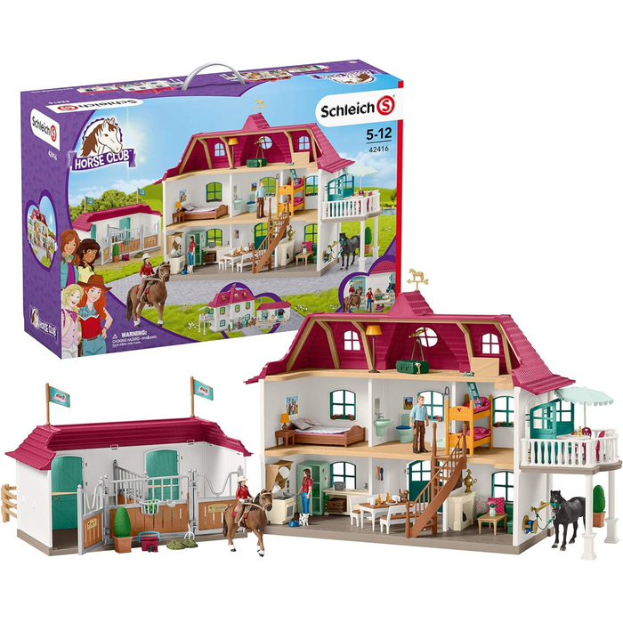 Large Horse Stable with House and Stable by Schleich 42416
