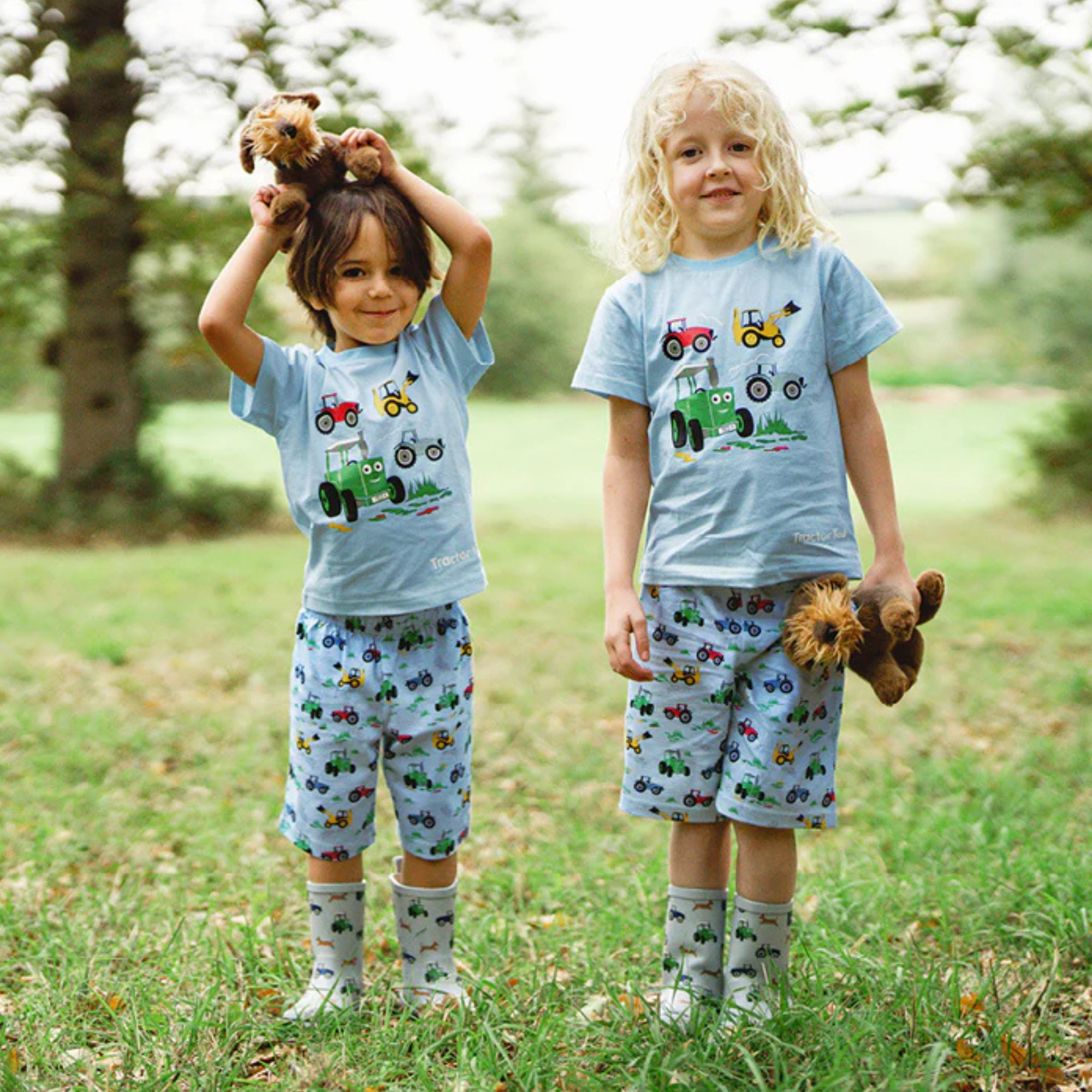 Tractor Ted Shortie Machines Pyjamas