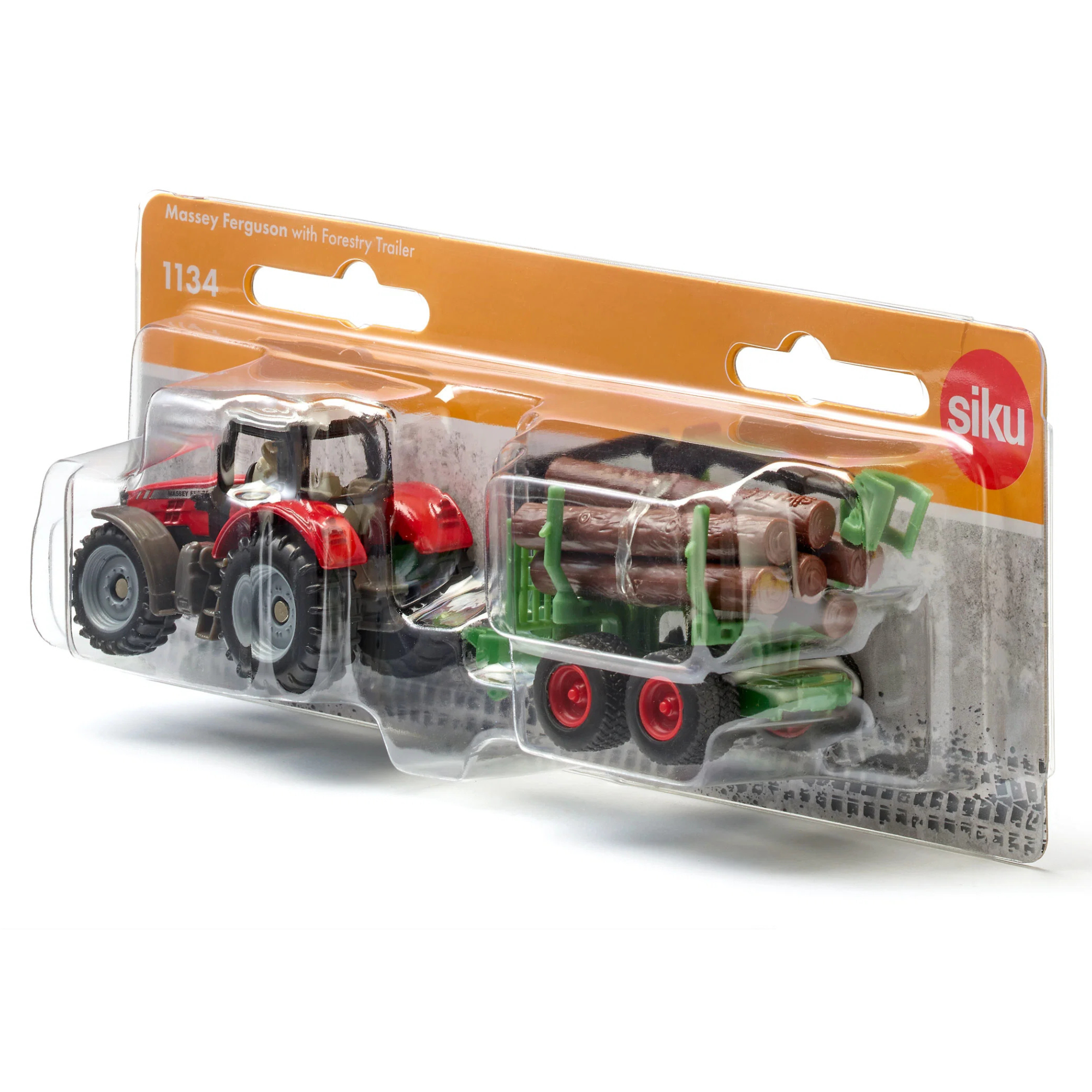 Mini Massey Ferguson Tractor with Forestry Trailer