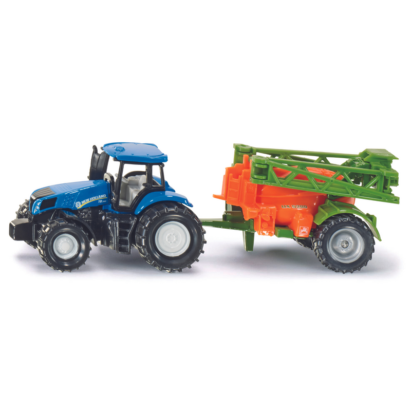 Siku Mini New Holland T8 Tractor & Crop Sprayer