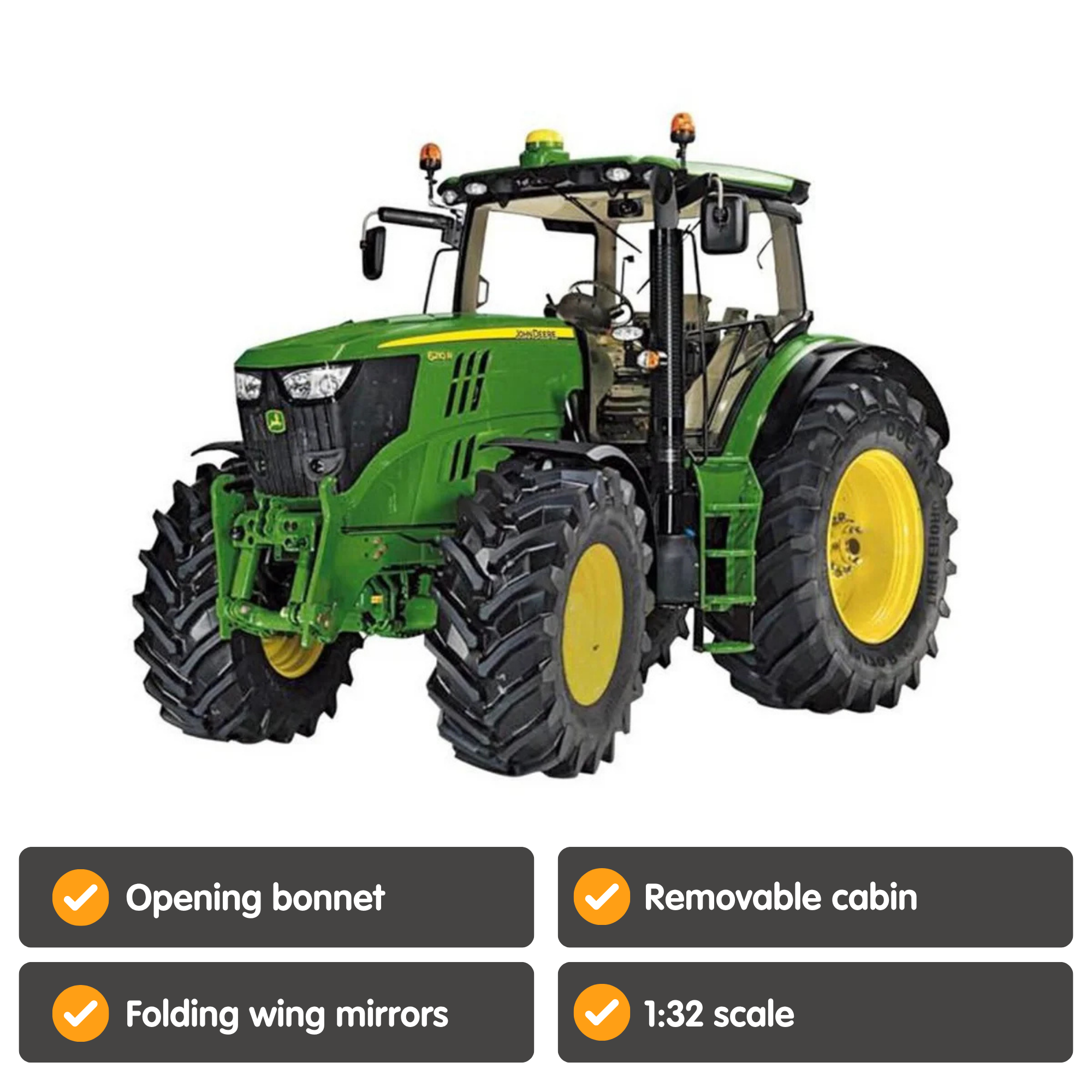 Siku John Deere 6210R トラクター トレーラーセット Siku John Deere 6210R トラクター トレーラーセット John Deere 6210R
